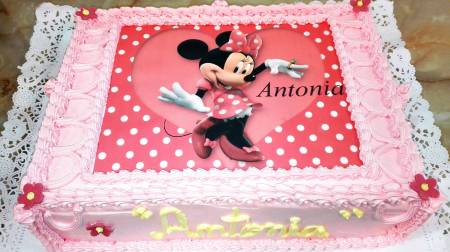 Torta de Minnie Mouse fototort